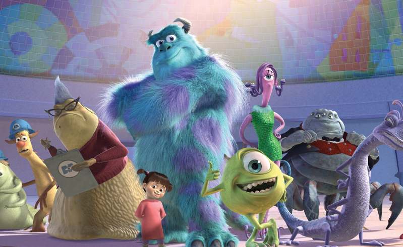 Monster inc best animated films