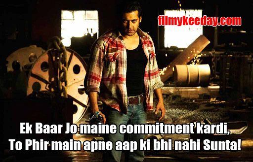 Ek baar jo Maine commitment Kardi fir main apne aap ki bhi nahi sunta