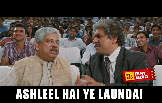 ashleel hai ye launda 3 idiots dialogues memes