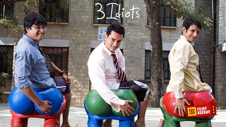 3 Idiots Sharman,Madhavan and aamir