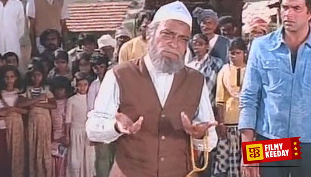 AK Hangal as Rahim Chacha in Sholay