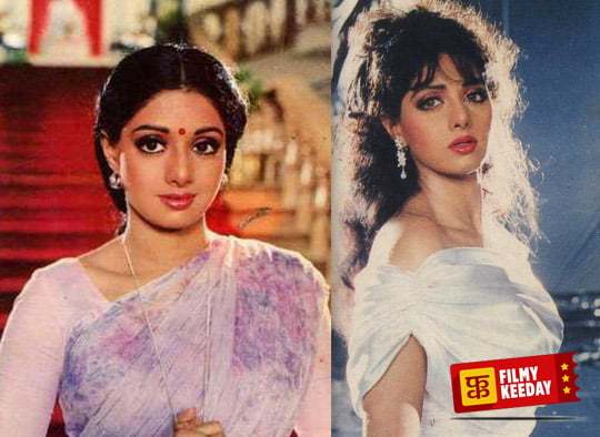 Sridevi in Chaalbaaz Double Role film