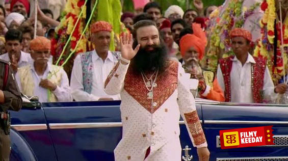 Gurmeet Baba Ram Rahim godman in movie