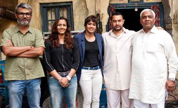 Dangal Geeta Phogat babita kumari with Mahavir Singh Phogat