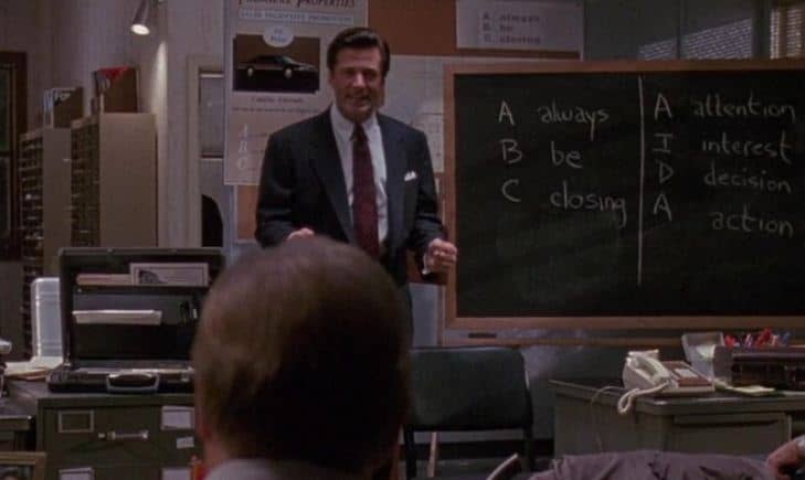 Glengarry Glen Ross 1992 film about entrepreneur