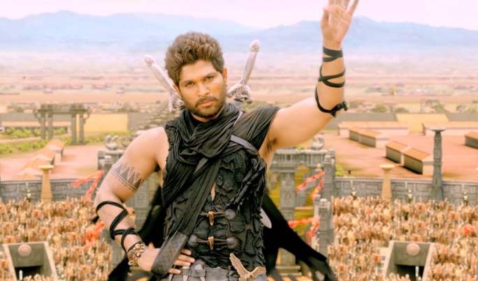 Allu Arjun in Rudhramadevi Hindi Dubbed film