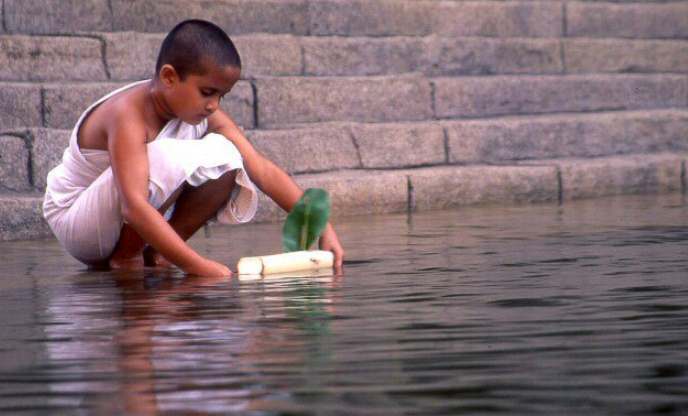 Water Film shot in benaras or varanasi