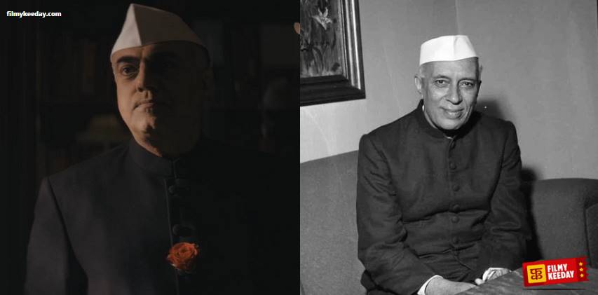 rajit kapoor as jawar lal nehru in rocket boys