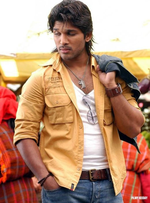 Allu Arjun Hairstyle in Desamuduru