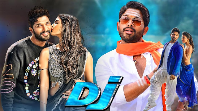 Filmy Keeday's DJ Duvvada Jagannadham - Allu Arjun 2017 Poster Allu Arjun DJ Duvvada Jagannadham Hindi dubbed Telugu movie poster 2017 spy comedy action - Filmy Keeday
