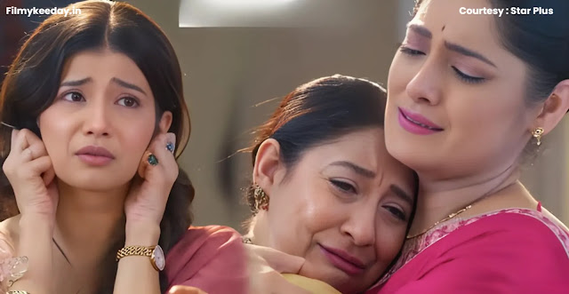 Yeh Rishta Kya Kehlata Hai latest episode showing main characters in a key moment.