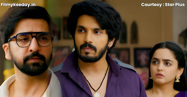 Udne Ki Asha latest episode showing main characters in a key moment.