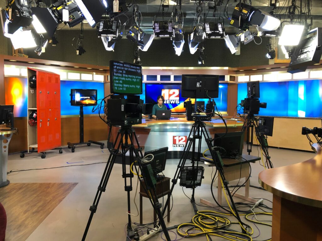 Television studio production