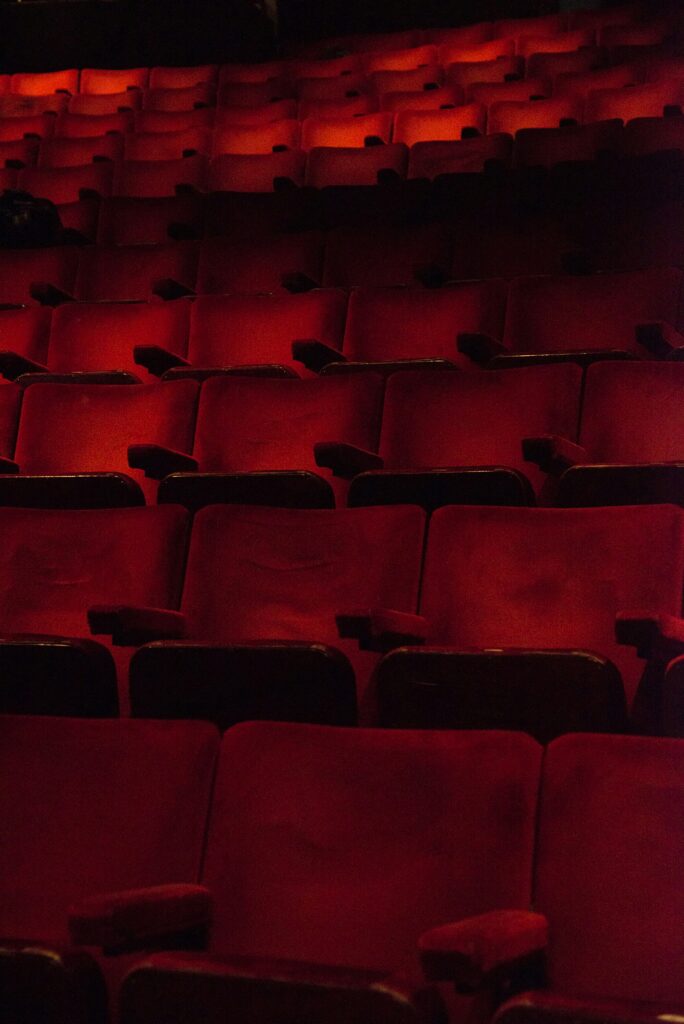 Chairs at a local theatre